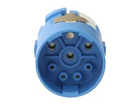 Circular Connector M23 Power Male Crimp Insert 8 Pole(4+3+PE) for 4x1mm/4x2mm Contacts - 8/28A @ 300/500VAC MAX. [7084943121]
