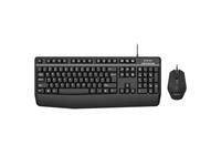 WINX DO Essential Wired Keyboard and Mouse Combo, USB Plug & Play Interface, Compatibility: Windows, Linux, MacOS, Keyboard Layout: US QWERTY 104-Keys, Keyboard Multimedia Keys:12 (Press FN & F1-F12), Power:5V=100mA [WINX-C0102]