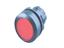 Pilot Lamp without Lamp Holder • Red Flush Lens • Silver 30mm Bezel [L301RS]