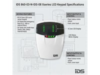 IDS 8 Zone LED Curve Series Keypad [IDS 860-03-N-IDS-08]