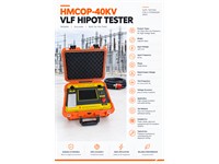 VLF Hipot Tester - Input voltage :220V , 60Hz, singel phase 2. - Rated voltage : 40kV - Frequency: 0.1Hz-0.01Hz 3. Voltage accuracy : 3% [HMCOP-40KV]