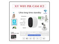 FHD 1080P WITH IR Low Power PIR WiFi CAM, WIREFREE, Support Push to Mobile, 2,4G WiFi, with SD Card Input 64GB MAX (SD Not Included) Two Way Intercom, Wide View Angle. SUPPORT 2X18650 Li-ion Batteries Not Included. HI Silicon DSP, I-CAM Mobile APP [XY WIFI PIR CAM IC2]