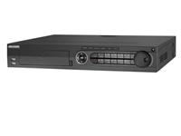 Hikvision 24CH Turbo HD DVR H.264, IP/HDTVI/CVBS-1080P/720P/WD1/4CIF/QVGA/QCIF/CIF(PAL~25fps/ NTSC~30fps), VIDEO I/P 24xBNC, TCP/IPx1/32Kbps-6Mbps, 4xSATA, 1xESATA, 3xUSB 2.0,HDMI,VGA,CVBS, 1xRCA I/P&O/P, 1xGND, LINE IN, Up to 6TB CAP per disk. [HKV DS-7324HGHI-SH]