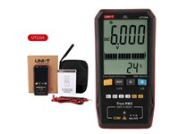 Smart Digital Multimter 600VAC/DC, True RMS, AC Voltage FREQ:10Hz~1kHz, Resistance, Display Count:6099, Dual Display, Auto Range, NCV, Live Detection, Continuity Buzzer, LCD High Vltge Alert, Data Hold, Auto PWR OFF, CATⅢ 600V [UNI-T UT121A]