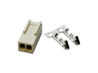 Housing Inline + Term 02W 1A 2,54MM *** Terminal = CX4809TL *** [CX6471-02I]