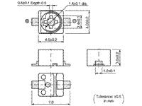 Trimmer Chip Capacitor White Stator/Case • SMD Gull Wing • 3pF to 10pF • 100V [TZBX4Z100BB]