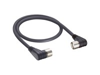 Cordset - Power M23 19 Pole Male Straight. - M23 Female Straight Double End - 15M PUR Black Cable.- IP67 (1753) [RSWU 19-RKWU 19-242/15 M]