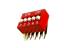 5 WAY DIP SWITCH SLIDE R/ANGLE (33/TUBE) [KTSA05]