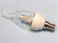 LED CANDLE LIGHT 220V 4.5W PURE WHITE E14 SCREW (SES) 400 LUMENS [LED CANDLE LIGHT 220V 4.5W PW]