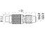 CIRC CON M9 CABL MALE STR. 5 POL SCW LOCK 4mm CABL ENTRY IP40 [99-0095-100-05]