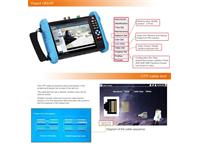 7 Inch Capacitive Touch Screen H.265 4K 3.0MP CVI/AHD and 5.0MP TVI include Wire Tester and HDMI Input&Output Built In Wifi(Tests IP+AHD+TVI+CVI+ANALOGUE CCTV) [CCTV TESTER IP 9800H+AHD+TVI+CVI]