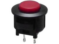Miyama Momentary Push Button Switch Round 1 n/o Solder Term. Red Button 1A@125VAC/24VDC 15mm Panel Cutout [DS663CSWSKR - RED]