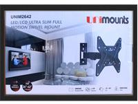 LED/LCD ULTRA SLIM FULL MOTION SWIVEL MOUNT TV BRACKET 26-42INCH [UNIM2642]