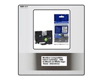 Brother Compatible Label Cartridge, TZE in Black on White Tape 6mm (8 Metres), AZE-211 =BRH TZE 211 [AZE-211]