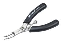 BENT NOSE PLIER 118MM COPPER: 1.0MM HRC 43 DEGREE MATERIAL AISI420J2 STAINLESS STEEL [PRK PM-252]