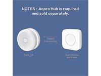Aqara Wireless Mini Switch T1, Wireless Protocol:Zigbee 3.0, Battery:CR2032, Operating Temperature:0°C~50°C (14°F~122°F), Operating Humidity:0~ 95%RH, Non-Condensing, Req:Aqara HUB-E1/HUM-M1S-G2/HUB-M2/HUB-M3, 45×45×12mm [AQARA WIRELESS MINI SWITCH T1]