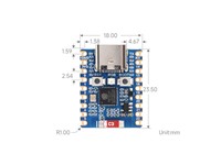 ESP32-C6 MINI DEVELOPMENT BOARD, BASED ON ESP32-C6FH4, DUAL PROCESSORS, 160MHZ RUNNING FREQUENCY, 2.4GHZ WIFI 6 & BLUETOOTH 5, ESP32 DEVELOPMENT BOARD [WVS ESP32-C6FH4 MINI DEVEL BOARD]