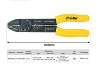7-in-1 Multi-Function Heavy Duty Wire Stripper/Crimper 235mm [PRK 8PK-313B]