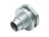 Circular Connector M9 Panel Flange Male 7 Pole Rear Mount Solder Terminal IP67 [09-0423-00-07]