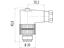 Circular Connector M12 US COD (1/2" UNF) Cable Male Right Angled 3 Pole Screw Terminal IP67 [99-2429-24-03]