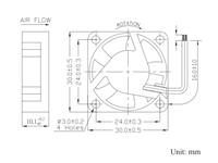 DC Fan • 5V • 30x30x10mm [FANDC005030-10]