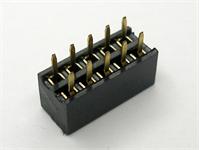10 way 2.0mm PCB Straight Pins DIL Female Socket Header [625100]