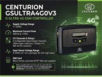 Centurion G-Ultra Mobile Based Access Control and Monitoring Solution [CEN GSULTRA4G0V3]
