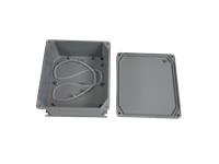 ALUMINIUM  W/PROOF ENCLOSURE WITH FLUSH MOUNT BRACKET,RATED  IP66 ,SIZE: 189X167X80 MM,WEIGHT 800g,IMPACT STRENGTH RATING IK08 ,STAINLESS SCREWS ,SILICONE FOAM SEAL.GOOD ,DUSTPROOF& AIRTIGHT PERFORMANCE.MAX TEMPERATURE:-40°C TO 120°C [XY-ENC WPA52-03 MSFMB]