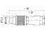 8 way Male Cylindrical Cable Connector with Screw Lock [99-0425-00-08]