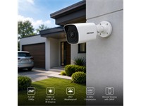 Hikvision Bullet Camera, 2MP IR WDR, H.265/H.265/H.264+/H.264, 1/2.8”CMOS, Smart features, 1920x1080, 4mm Lens, 30m IR, 3D DNR, Day-Night, Built-in Micro SD/SDHC/SDXC slot, up to 128 GB, PoE, IP67 [HKV DS-2CD2021G1-I (4MM)]