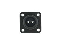 Circular Connector MIL-DTL-5015 Style Screw Lock Square. Flange Panel Receptacle with Rear Thread 2 Pole #16 Contacts Male Solder. 13A 500VAC/700VDC (MS3100A10SL-4P)(97-3100A-10SL-4P) [XY3100A-10SL-4P]