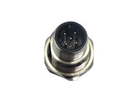 Circular Connector M12 A COD Feed Thru Shielded Adaptor Female-Male 5 Pole (Also Suitable for 4 Pole M12A COD) - M16 Panel Mount without Ring IP67 (FWD 5) (09-5241-10-05) (1551671) [XY-54218-EIN]