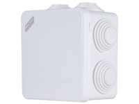 Junction Box with Rubber Gland (85mm x 85mm x 50mm) IP55 [VETI VJ885R]