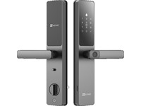 EZVIZ Smart Fingerprint Door Lock, Metallic Grey, Unlocking Method: Passcode / Proximity Card / Mechanical Key (For Emergency), 2.4GHz WiFi, Bluetooth, Lift-Up Lock Body, Type-C charging, aluminium alloy, 8xAA Alkaline Batt, IP65 (Front Panel) [EZVIZ CS-DL05]