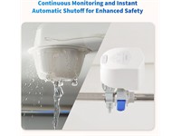 Aqara Valve Controller T1, Matter Over Bridge, Requires Aqara Zigbee 3.0 Hub, Combined with Water Leak Detectors for Home, Supports App Remote Control Shutoff, Supports HomeKit , Alexa, Google, Fits Various Pipe Sizes (DN15/ DN20/DN25) 1.6MPa [AQARA VALVE CONTROLLER T1]