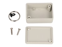 ABS Enclosure 50 mm x 35 mm x 20 mm Grey with Keyring [1551GRGY]