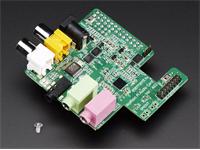 HIGH DEFINITION AUDIO CARD ( AT 24-BIT, 192KHz) FOR RASPBERRY PI FROM CIRRUS LOGIC. Only for use with Rev 2(Model A or B) Raspberry Pi's with the P5 Header. [EMB WOLFSON AUDIO CARD- RASPB PI]