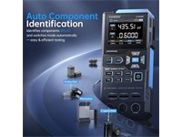FNIRSI LC1020E Handheld LCR/ESR Tester – High‑Precision Bridge Meter for Inductance, Capacitance, Resistance and ESR with Clear Digital Display, Wide Test Range and Portable Design. [FNIRSI LC1020E PREC LCR METER]