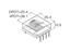 Medium Power Monostable Vertical Relay Form 2C (2c/o) Plug-In 24VDC Coil 1600 Ohm 5A 250VAC/30 VDC Bifurcated Contacts - Hi Rel. [NC2D-DC24V]