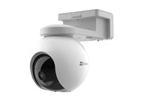 EZVIZ Smart Home Battery Camera 8MP PAN & Tilt with Solar Panel, 4K RES, 15m IR, 4mm Lens, H.265/ H.264, AI-Powered Human/Shape Detection, PAN:340°, Tilt:75°, 3D DNR, Two Way Talk, Battery:10400MAH, AOV, Mono Solar Panel 5W Type-C, IP65 [EZVIZ CS-HB8SP KIT]