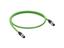 CORDSET M12 D COD MALE STR. 4 POL BOTH ENDS - 5M PUR ETHERNET CABL [0985 342 100/5 M]