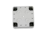 Plastic Waterproof ABS Enclosure, 130g, Rated IP65, Size : 96x96x60 mm, 3mm Body Thickness, Impact Strength Rating IK07, Box Body and Cover Fixed with Plastic Screws, Silicone Foam Seal, Internal Lug for Circuit Board or Din Rail Track. [XY-ENC WPP1-02 PS]