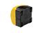 ENCLOSURE PLASTIC YELLOW TOP BLACK BOTTOM 1 HOLE = 22MM [LPZP1A5]