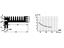 Special Heatsink for Application on Eurocards • pattern M3 Drilled • Rth= 3.6 K/W • Length : 84mm • Black Anodised surface [SK96-84SA]