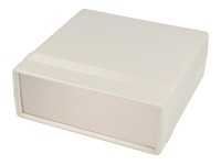 ABS Enclosure 134X135X50MM IP54 Aluminium End Plates [1598BGY]