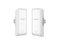 Hikvision Outdoor Wireless Bridge Kit, 5Ghz 867Mbps 5km, Antenna Gain:12dBi, WPA2-PSK, 2x10/100 Mbps RJ45 Ports, PoE Distance:100m, Auto/Manual Selection, Channel Width:20/40/80MHz, 48V PoE/12~24VDC [HKV DS-3WF02-5AC/D]