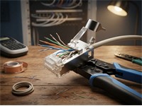 Modular Plug 8 Way - RJ45 Shielded for High Speed Data CAT6A with Strain Relief Clamp. [1401505010-E]