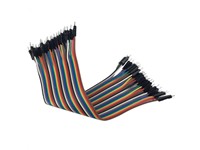 15cm Male TO Male 40Pin Solderless Breadboard Jumper Wires [BMT RIBBON JUMPER 40W M/M 15CM]