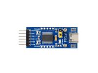 FT232 USB TO UART (TTL) COMMUNICATION MODULE, USB-C CONNECTOR. COMPATIBLE WITH 3.3V/5V LOGIC LEVEL. SUPPORTS MAC OS, LINUX, ANDROID, WINCE, WINDOWS 7/8/8.1/10/11... [WVS FT232RL USB TO SERIAL BOARD]