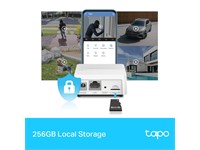 TP-LINK Tapo Smart HUB, Wireless:2.4 GHz Wi-Fi, SUB 1G Switches, FREQ:868.35MHz, Connects up to 64 SENSORS+4 Devices: Doorbells/Cameras, Smart Alarm & Chime, Reset Button, 19 Ringtone Options, Micro SD Storage-Up TO 512GB, RJ45 Port, 100~240VAC [TP-LINK TAPO H200]